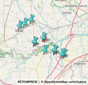 Mappa Via Roma, 27030 Mezzana Bigli PV, Italia (6.19818)