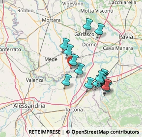 Mappa Via Roma, 27030 Mezzana Bigli PV, Italia (12.66471)