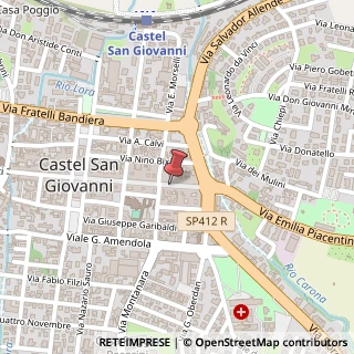 Mappa Corso Giacomo Matteotti, 29015 Castel San Giovanni PC, Italia, 29015 Castel San Giovanni, Piacenza (Emilia Romagna)