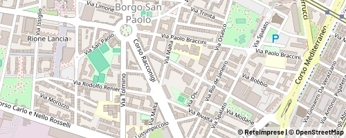 Mappa Torino