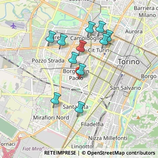 Mappa Via Francesco Millio, 10141 Torino TO, Italia (1.77727)