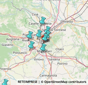 Mappa Via Giuseppe Giacosa, 10125 Torino TO, Italia (13.27455)