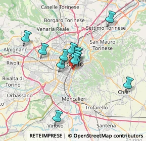 Mappa Via Giuseppe Giacosa, 10125 Torino TO, Italia (5.7225)
