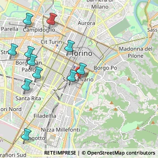 Mappa Via Giuseppe Giacosa, 10125 Torino TO, Italia (2.65091)