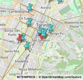 Mappa Via Madama Cristina, 10125 Torino TO, Italia (1.78909)