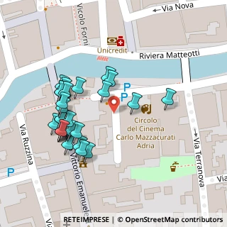 Mappa Piazza Camillo Benso Conte di Cavour, 45011 Adria RO, Italia (0.06074)