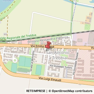 Mappa Via Antonio Carini, 1, 29121 Piacenza, Piacenza (Emilia Romagna)