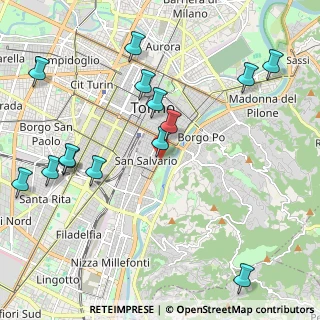 Mappa Corso Massimo d'Azeglio, 10125 Torino TO, Italia (2.51071)