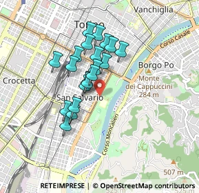 Mappa Corso Massimo d'Azeglio, 10125 Torino TO, Italia (0.687)