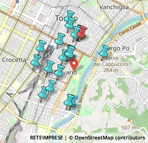 Mappa Corso Massimo d'Azeglio, 10125 Torino TO, Italia (0.7895)