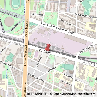 Mappa Via Tirreno, 247, 10136 Torino, Torino (Piemonte)