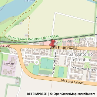 Mappa Via Emilia Pavese, 254, 29121 Piacenza, Piacenza (Emilia Romagna)