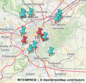 Mappa Via San Fermo, 10133 Torino TO, Italia (7.38462)