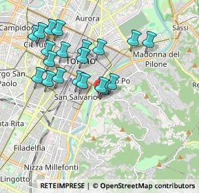 Mappa Via San Fermo, 10133 Torino TO, Italia (1.8355)