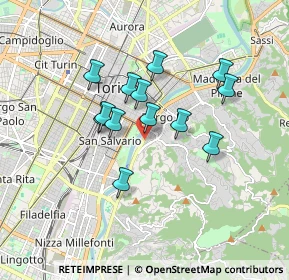 Mappa Via San Fermo, 10133 Torino TO, Italia (1.39154)