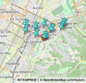 Mappa Via San Fermo, 10133 Torino TO, Italia (1.30083)