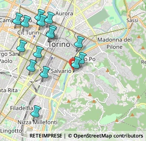 Mappa Via San Fermo, 10133 Torino TO, Italia (2.25733)