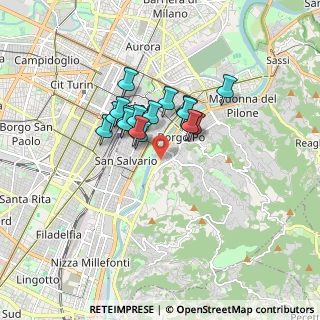 Mappa Via S. Fermo, 10133 Torino TO, Italia (1.21563)