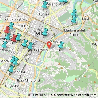 Mappa Via S. Fermo, 10133 Torino TO, Italia (3.15833)