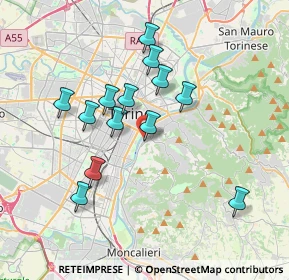 Mappa Via San Fermo, 10133 Torino TO, Italia (3.30769)