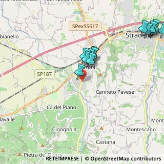 Mappa Strada per Zavattarello, 27043 Broni PV, Italia (2.30929)