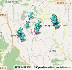 Mappa Frazione Carboneri, 14026 Montiglio Monferrato AT, Italia (1.688)