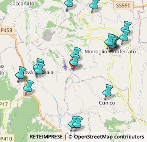 Mappa Frazione Carboneri, 14026 Montiglio Monferrato AT, Italia (2.379)