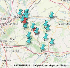 Mappa Frazione Carboneri, 14026 Montiglio Monferrato AT, Italia (12.256)