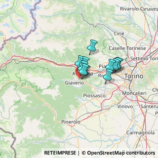 Mappa Via Giaveno, 10051 Avigliana TO, Italia (8.40545)