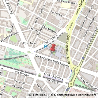 Mappa Corso Carlo e Nello Rosselli, 114/5/E, 10129 Torino, Torino (Piemonte)