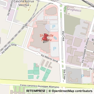 Mappa Via Crea, 10, 10095 Grugliasco, Torino (Piemonte)