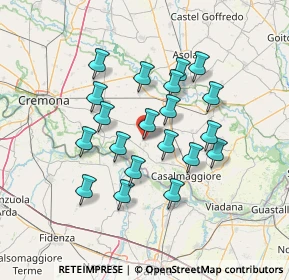 Mappa Via Giuseppe Garibaldi, 26040 Scandolara Ravara CR, Italia (12.0655)