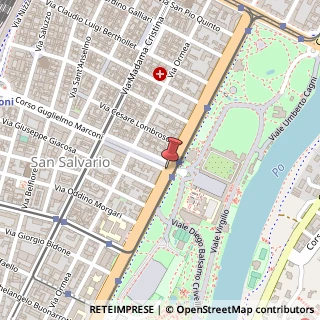 Mappa Corso Massimo D'Azeglio, 30, 10125 Torino, Torino (Piemonte)