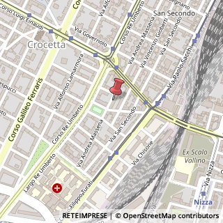 Mappa Via Massena, 79, 10128 Torino, Torino (Piemonte)