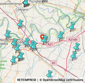 Mappa Via Ghernardi Giovanni, 29122 Piacenza PC, Italia (10.685)