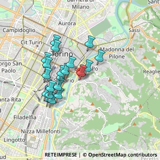 Mappa Via Gaeta, 10133 Torino TO, Italia (1.573)
