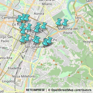Mappa Via Gaeta, 10133 Torino TO, Italia (1.83389)
