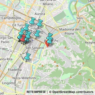 Mappa Via Gaeta, 10133 Torino TO, Italia (2.005)