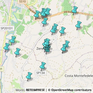 Mappa Via Vittorio Emanuele, 27049 Zenevredo PV, Italia (1.0375)