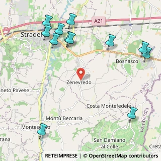 Mappa Via Vittorio Emanuele, 27049 Zenevredo PV, Italia (2.845)