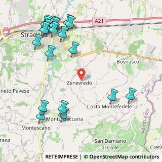 Mappa Via Vittorio Emanuele, 27049 Zenevredo PV, Italia (2.7255)
