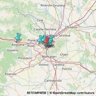 Mappa Via Giovanni Ribet, 10125 Torino TO, Italia (36.90077)