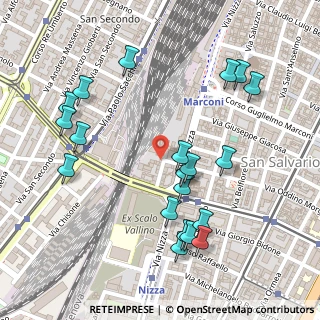 Mappa Via Giovanni Ribet, 10125 Torino TO, Italia (0.2755)