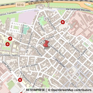 Mappa Via Gazzola, 1, 29010 Piacenza, Piacenza (Emilia Romagna)