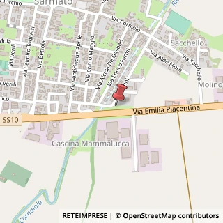 Mappa Via Giorgio la Pira, 1, 29010 Sarmato, Piacenza (Emilia Romagna)