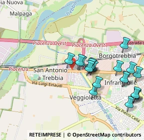 Mappa Via Emilia Pavese, 29122 Piacenza PC, Italia (1.0505)