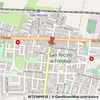 Mappa Via Agazzano, 1, 29010 Rottofreno, Piacenza (Emilia Romagna)