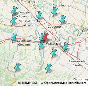 Mappa Via Case Chiesa, 29010 San Nicolò PC, Italia (17.52643)