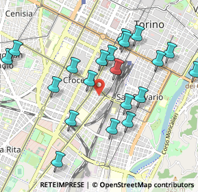 Mappa Corso Germano Sommeiller, 10128 Torino TO, Italia (1.033)