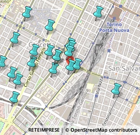 Mappa Corso Germano Sommeiller, 10128 Torino TO, Italia (0.5165)